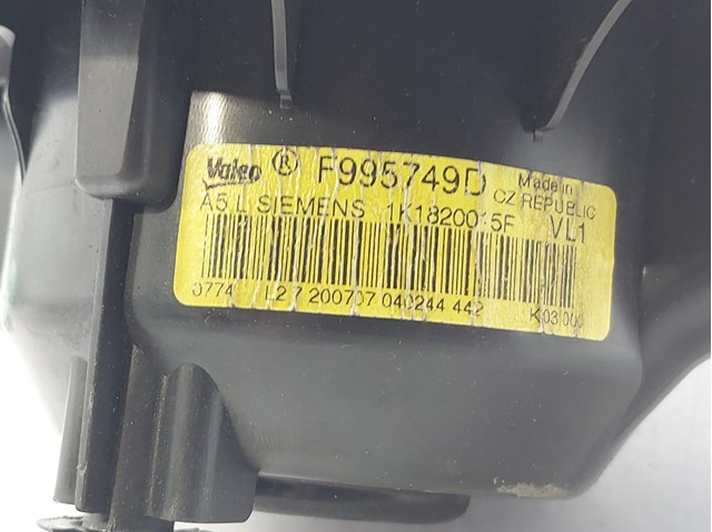 Ventilador calefaccion para volkswagen touran   (1t2) traveller   /   11.06 - 12.08 bxe 1K1819015F