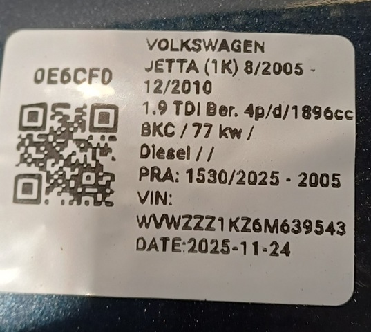 VAG 1K1857507BJ9B9 Корпус зеркала заднего вида левого (внутрення часть) в наличии Черновцы