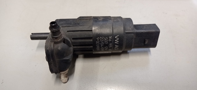 Bomba de motor de fluido para lavador de vidro dianteiro/traseiro 1K6955651 VAG