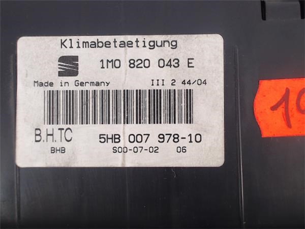 VAG 1M0820043E Блок управления режимами отопления/кондиционирования в наличии Николаев