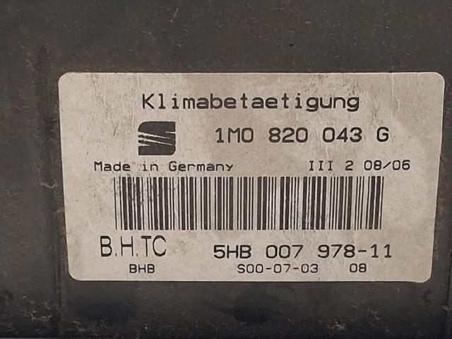 VAG 1M0820043G Блок управления режимами отопления/кондиционирования в наличии Украина