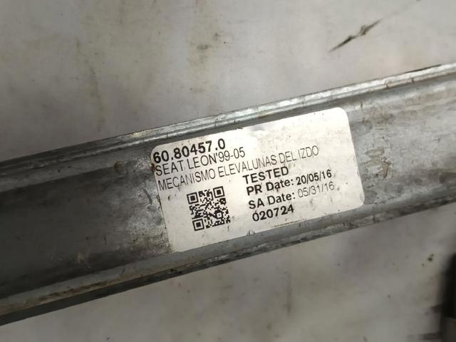 Mecanismo de acionamento de vidro da porta dianteira esquerda 1M0837461 VAG