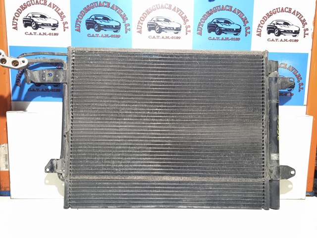 Condensador / radiador de ar condicionado para volkswagen caddy iii van 2.0 sdi bdj 1T0820191A