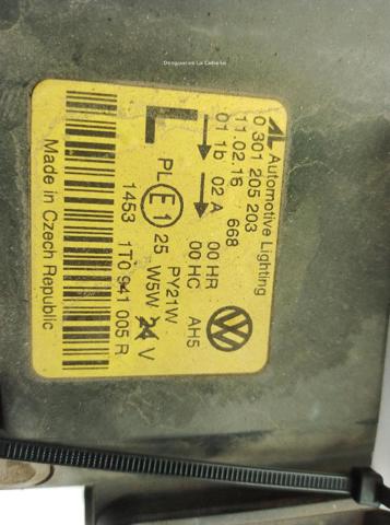 VAG 1T0941005R Левая фара в наличии Полтава