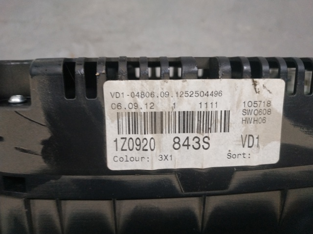 1Z0920843S Панель приборов купить Полтава