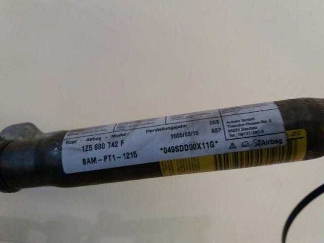 1Z5880742F VAG Подушка безопасности (AIRBAG) шторка боковая правая купить в Каменское
