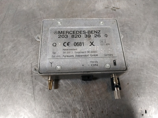 Módulo eletrônico para mercedes-benz clk 200 kompressor (208.344) m111956 2038203926