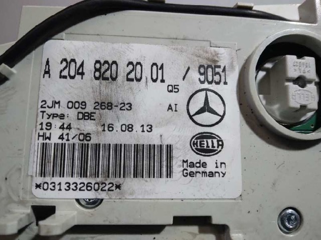 2048202001 MERCEDES Плафон освещения салона (кабины) купить в Черкассы