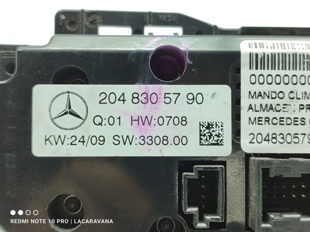MERCEDES 2048305790 Блок управления режимами отопления/кондиционирования в наличии Львов