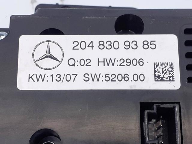 MERCEDES 2048309385 Блок управления режимами отопления/кондиционирования в наличии Каменское