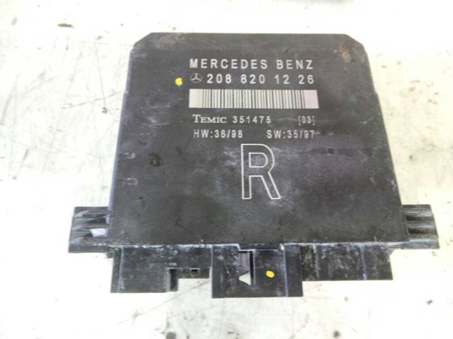 Unidade de controle de travamento para Mercedes-Benz E-Class (W210) (1999-2002) E 200 Kompressor (210.048) M111957 2088201226