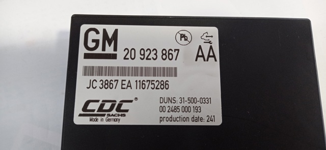 OPEL 20923867 в наличии Киев