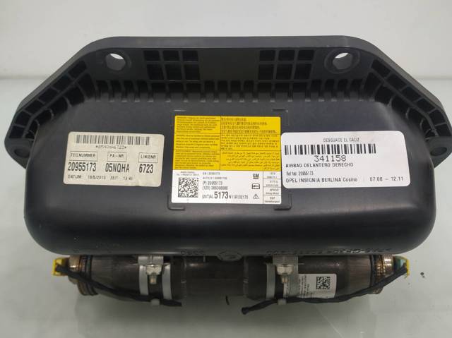 20955173 OPEL Подушка безопасности (AIRBAG) пассажирская купить в Винница