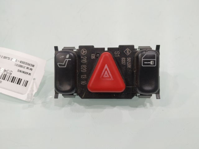 Botão de ativação do sinal de emergência Mercedes E S210