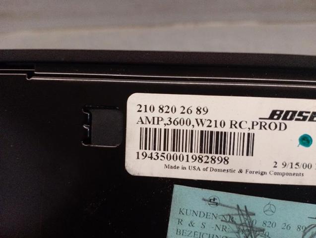 MERCEDES 2108202689 Усилитель звука аудиосистемы в наличии Одесса