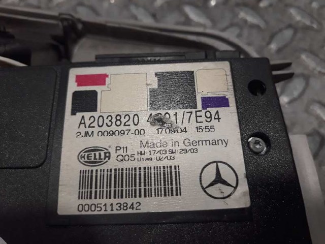 2108203401 MERCEDES Плафон освещения салона (кабины) задний купить в Одесса