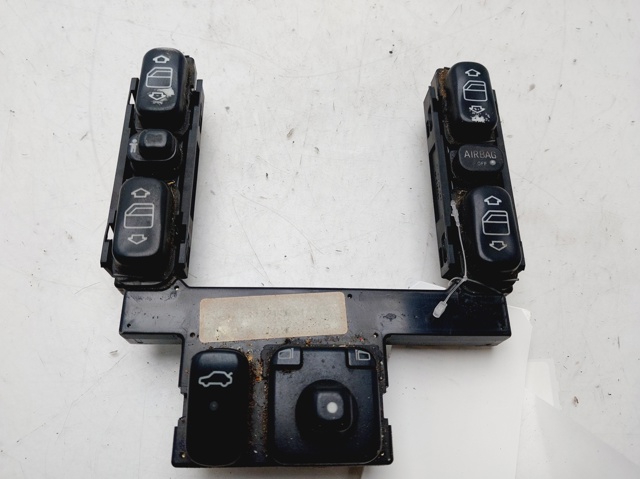 Unidade de botões de controlo de elevador de vidro de consola central 2108213951 Mercedes