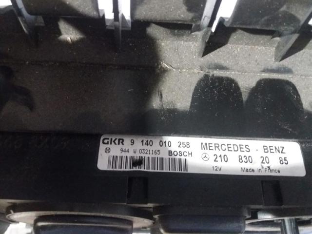 Unidade de controlo dos modos de aquecimento/condicionamento Mercedes E S210