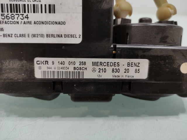 Unidade de controlo dos modos de aquecimento/condicionamento Mercedes E S210