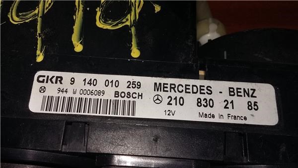Unidade de controlo dos modos de aquecimento/condicionamento Mercedes E S210