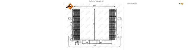 MERCEDES 2115001154 Радиатор кондиционера в наличии Украина