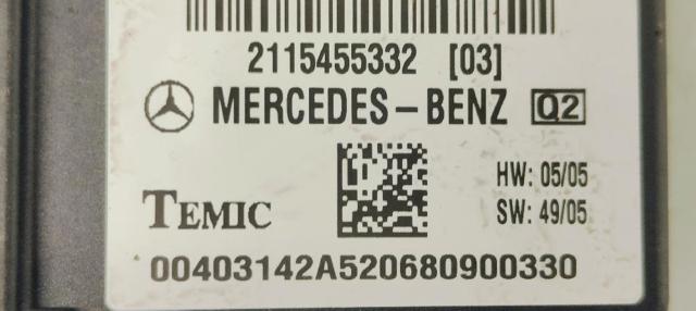 2115455332 MERCEDES Блок управления сигналами SAM купить в Винница