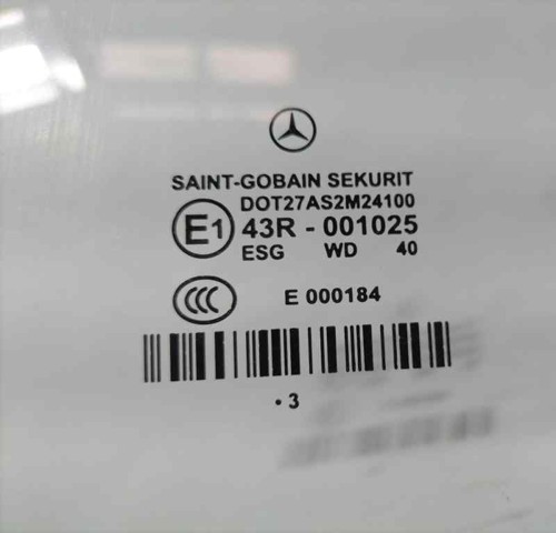 MERCEDES 2117350110 Стекло двери задней левой в наличии Николаев