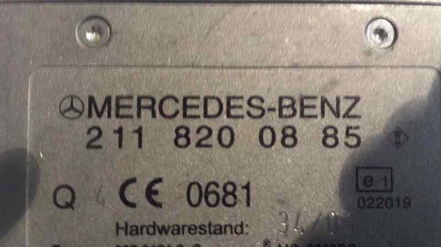 Unidade de controle para Mercedes-Benz E-Class E 320 CDI (211.026) OM648961 2118200885