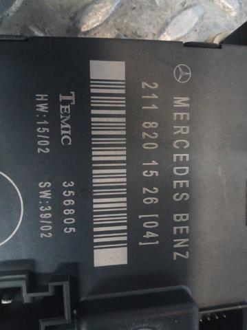 MERCEDES 2118201526 Блок комфорта задней двери в наличии Украина