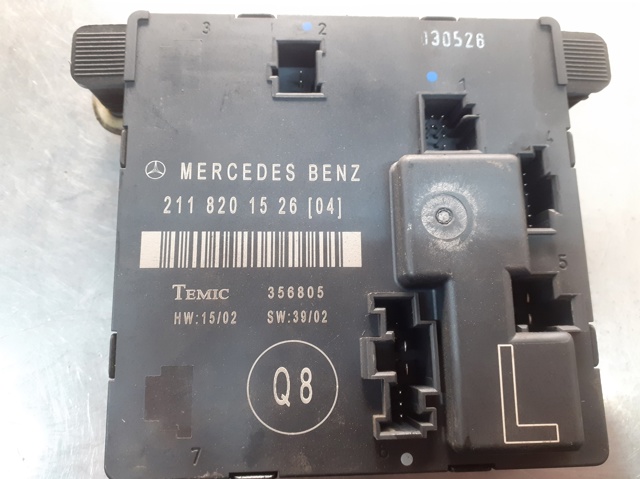 Unidade de controle de travamento para Mercedes-Benz E-Class T-Model E 270 T CDI (211.216) OM647961 2118201526