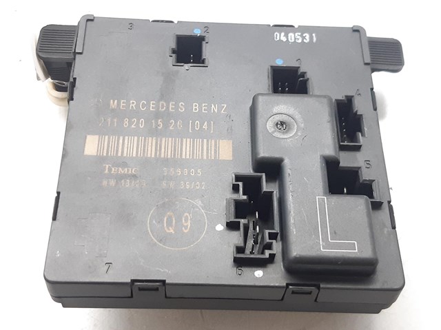Unidade de controlo de bloqueio para mercedes-benz e class e 270 cdi (211.016) om647961 2118201526