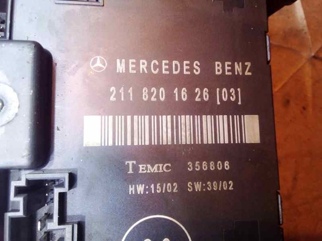 Modulo electronico para mercedes-benz clase e (w211) (2002-2009) e 270 cdi (211.016) om647961 2118201626