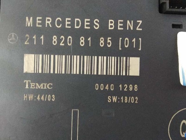 MERCEDES 2118208185 Блок комфорта в наличии Кривой Рог
