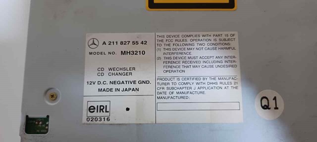 MERCEDES 2118275542 Магнитола в наличии Львов