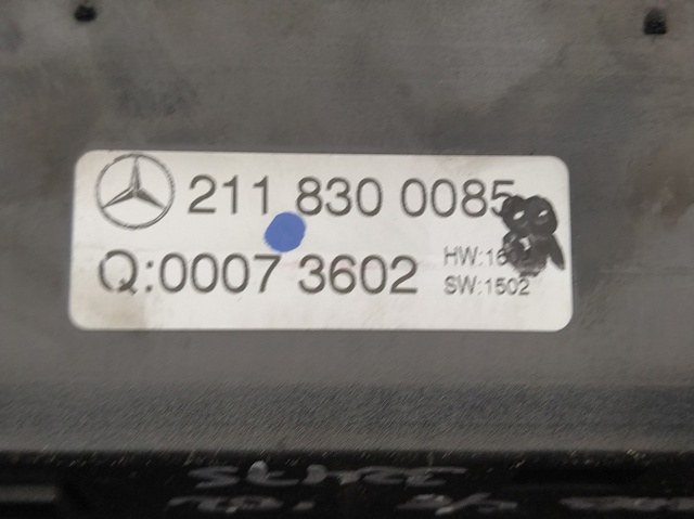 MERCEDES 2118300085 Блок управления режимами отопления/кондиционирования в наличии Хмельницкий