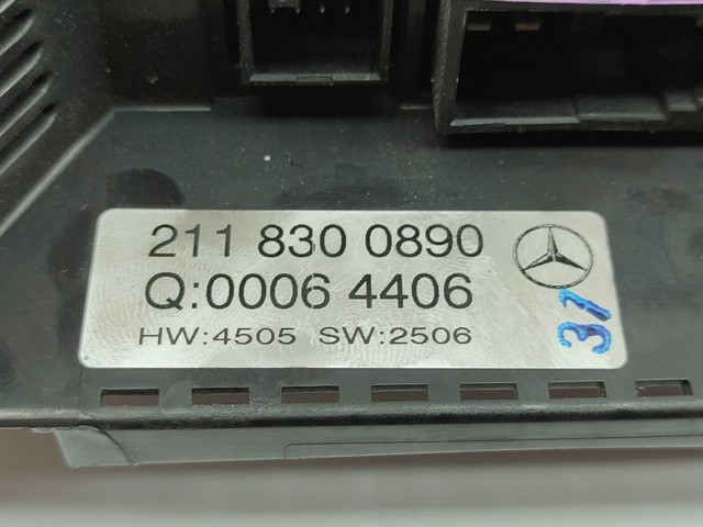 2118300890 MERCEDES Блок управления кондиционером купить в Хмельницкий