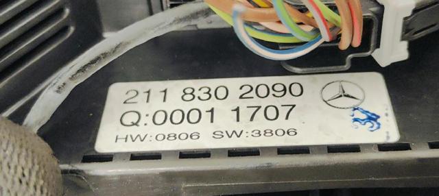 MERCEDES 2118302090 Блок управления режимами отопления/кондиционирования в наличии Винница