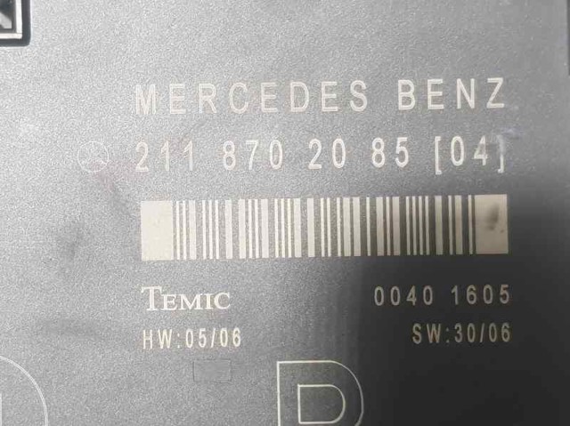 MERCEDES 2118702085 Блок комфорта в наличии Николаев