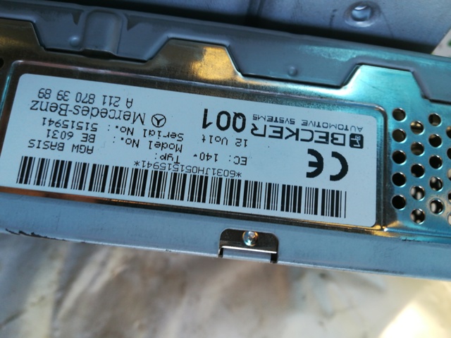 MERCEDES 2118703989 Усилитель звука аудиосистемы в наличии Тернополь