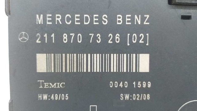 MERCEDES 2118707326 Блок комфорта в наличии Днепр