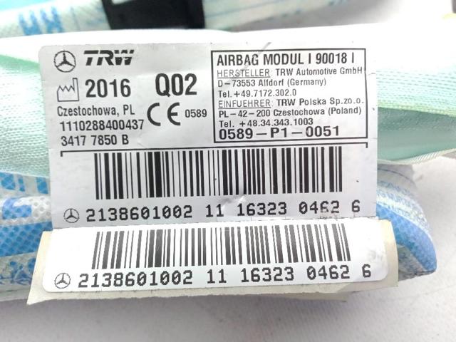2138601002 Подушка безопасности (AIRBAG) шторка боковая правая купить Запорожье