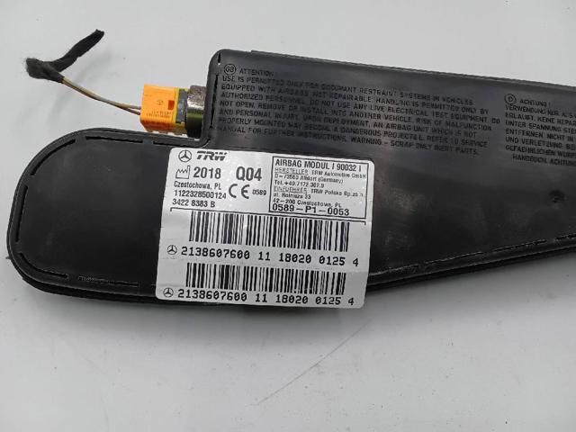 2138607600 MERCEDES Подушка безопасности (AIRBAG) спинки сиденья правого купить в Львов