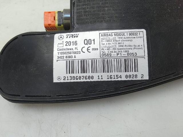 MERCEDES 2138607600 Подушка безопасности (AIRBAG) спинки сиденья правого в наличии Львов