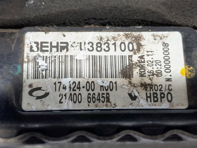 214006645R RENAULT Радиатор купить в Украина