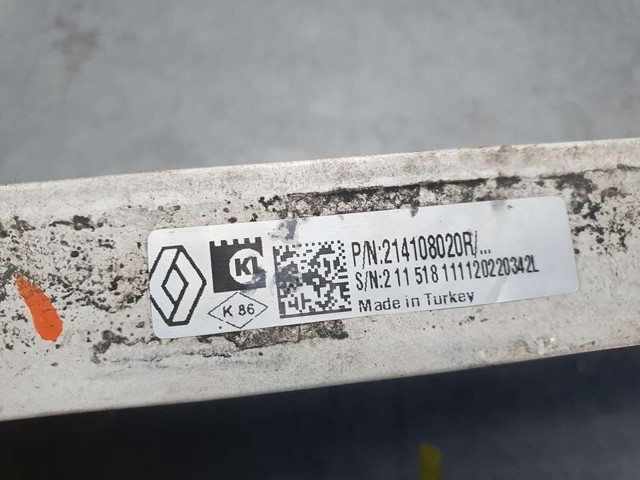 214108020R RENAULT Радиатор охлаждения двигателя купить в Кривой Рог