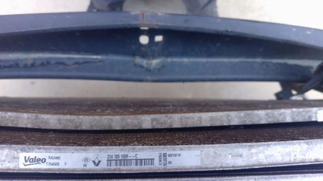 RENAULT 214109155R Радиатор охлаждения двигателя дополнительный в наличии Днепр