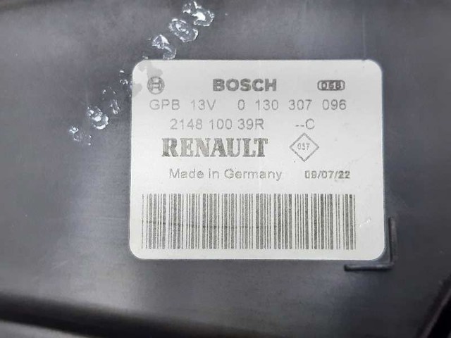 Ventilador elétrico de esfriamento montado (motor + roda de aletas) Renault Laguna 3 BT0, BT1