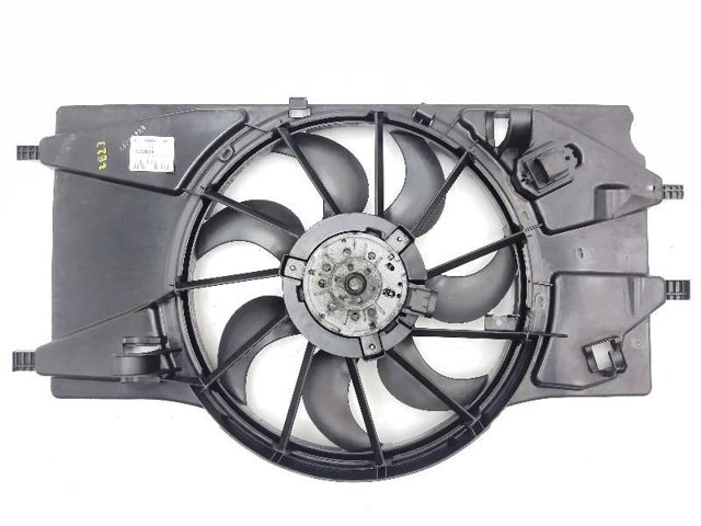 Ventilador elétrico de esfriamento montado (motor + roda de aletas) Renault Laguna 3 BT0, BT1