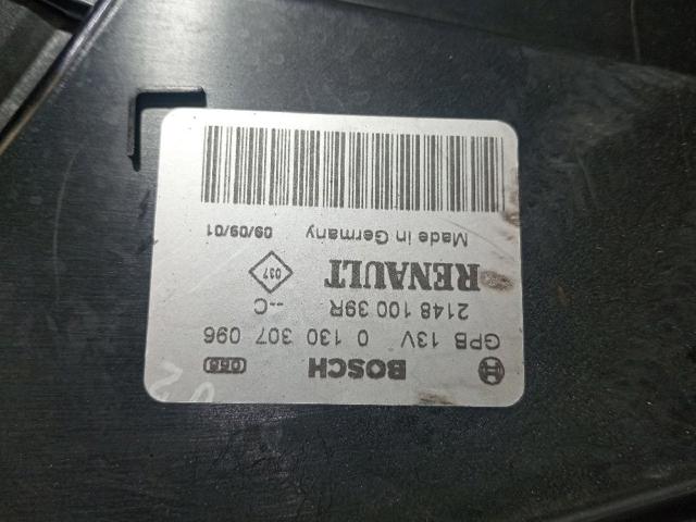 Ventilador elétrico de esfriamento montado (motor + roda de aletas) Renault Laguna 3 BT0, BT1