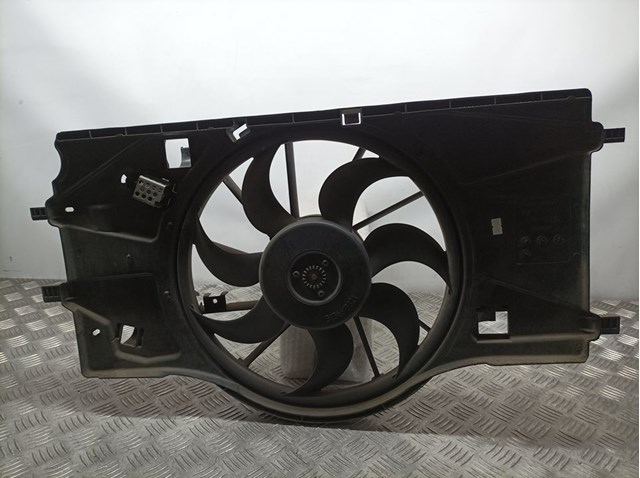 Ventilador elétrico de esfriamento montado (motor + roda de aletas) Renault Laguna 3 BT0, BT1